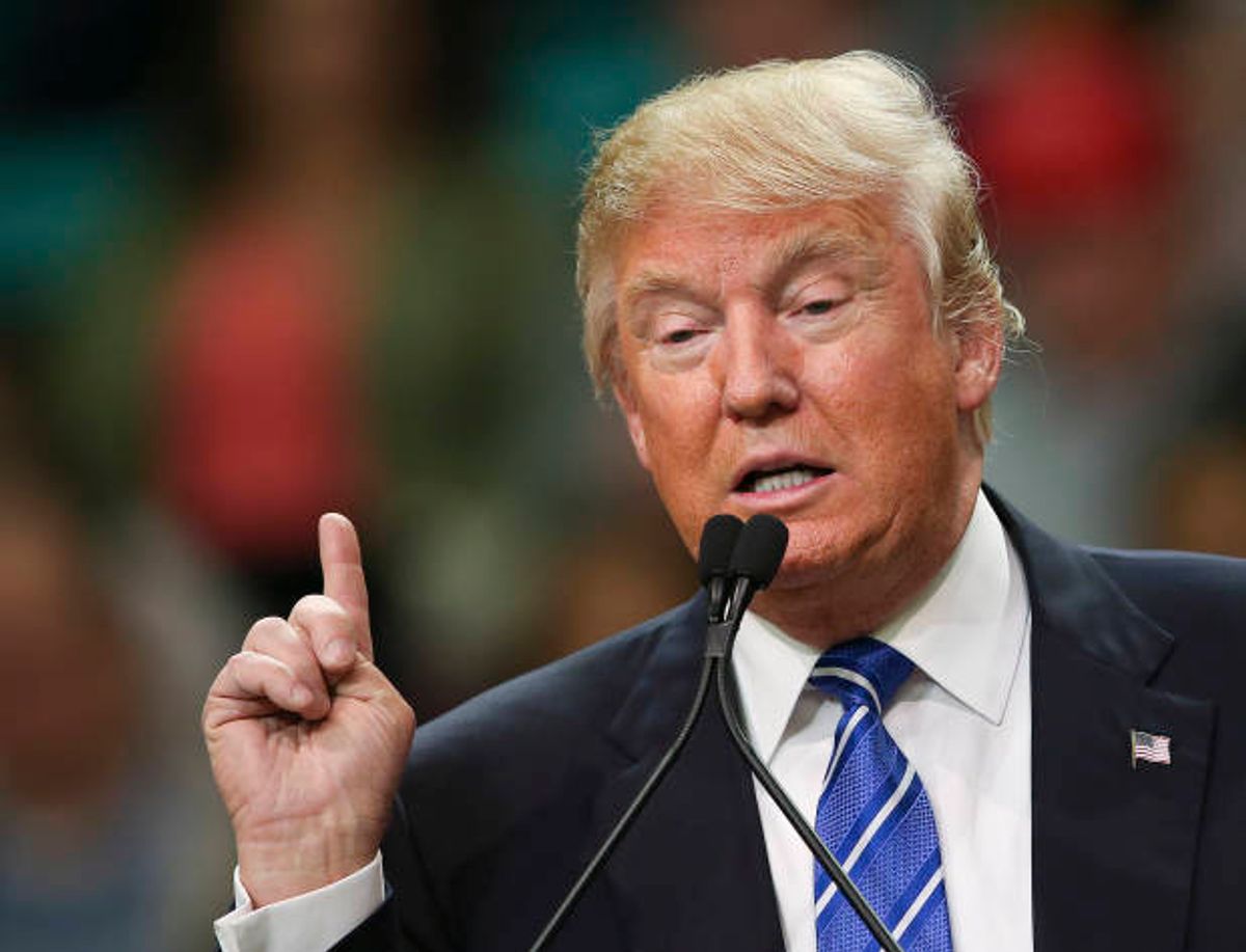 Republican presidential candidate Donald Trump  (AP Photo/John Bazemore)