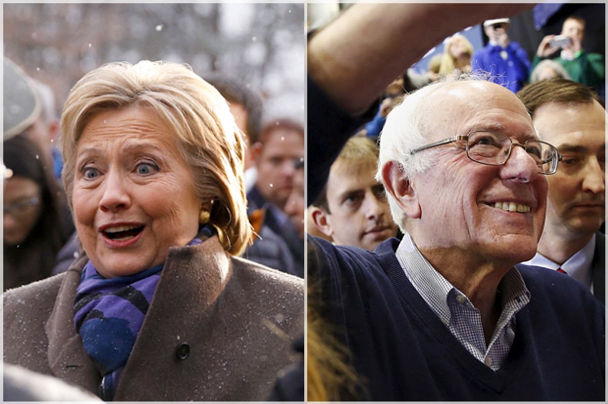 Hillary Clinton, Bernie Sanders   (AP/Matt Rourke/Reuters/Shannon Stapleton)
