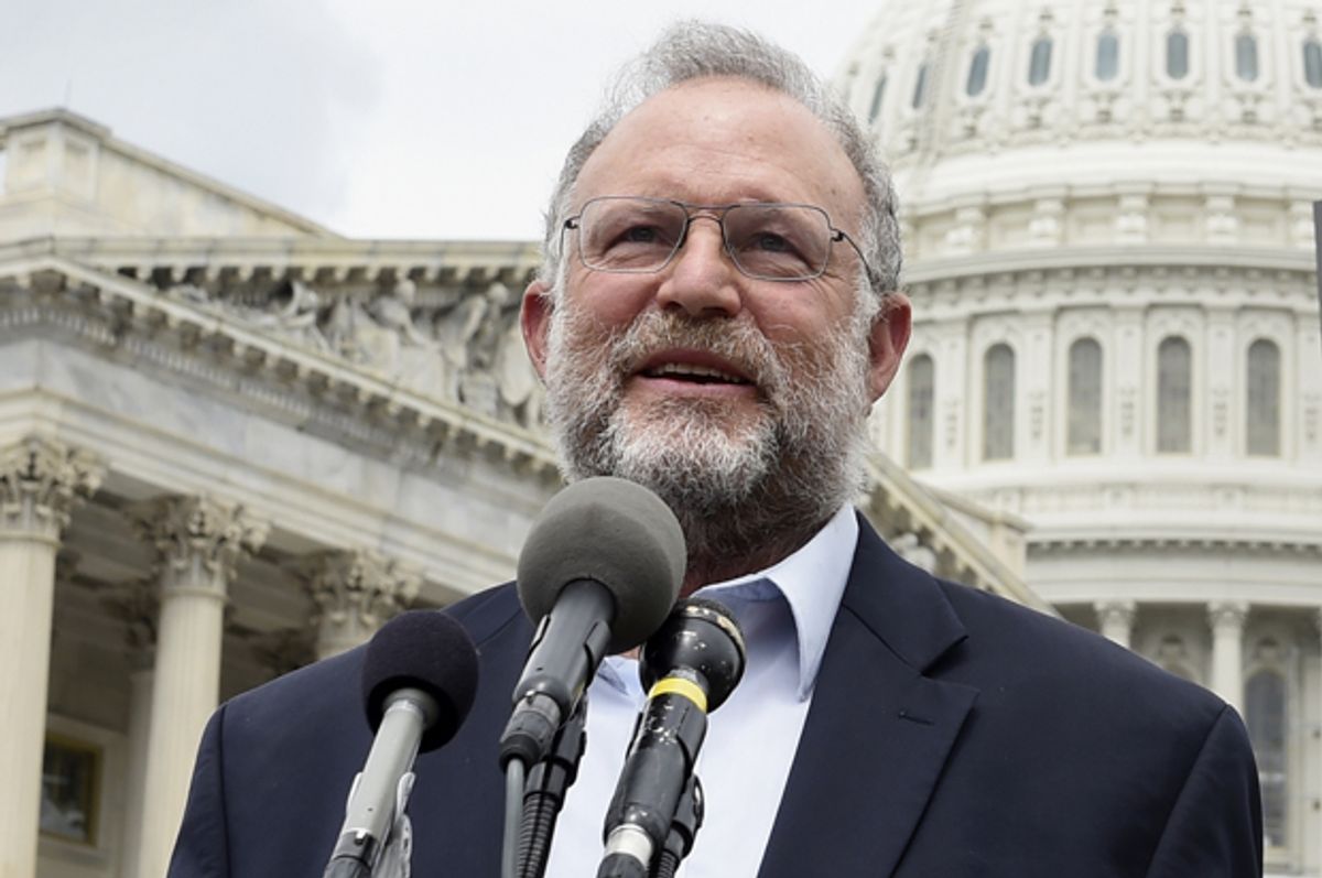 Ben & Jerry's co-founder Jerry Greenfield speaks on Capitol Hill, July 10, 2014.   (AP/Susan Walsh)