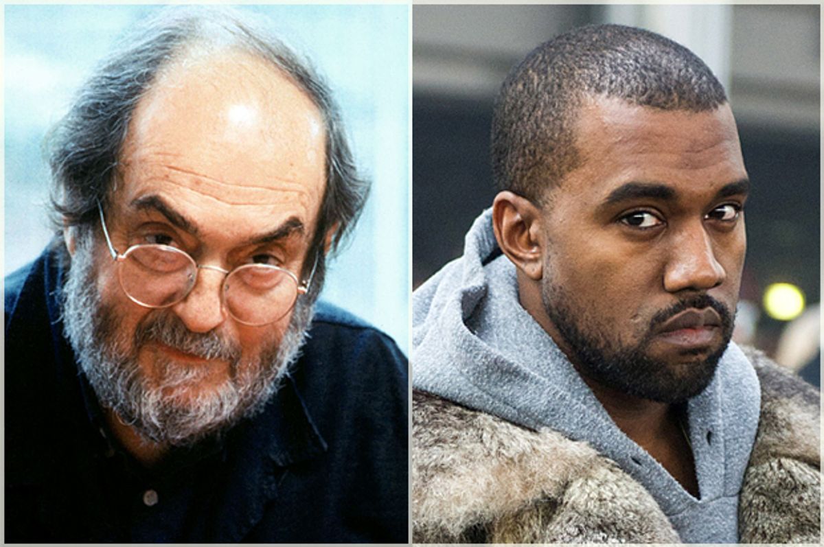 Stanley Kubrick, Kanye West   (Reuters/AP/Zacharie Scheurer)