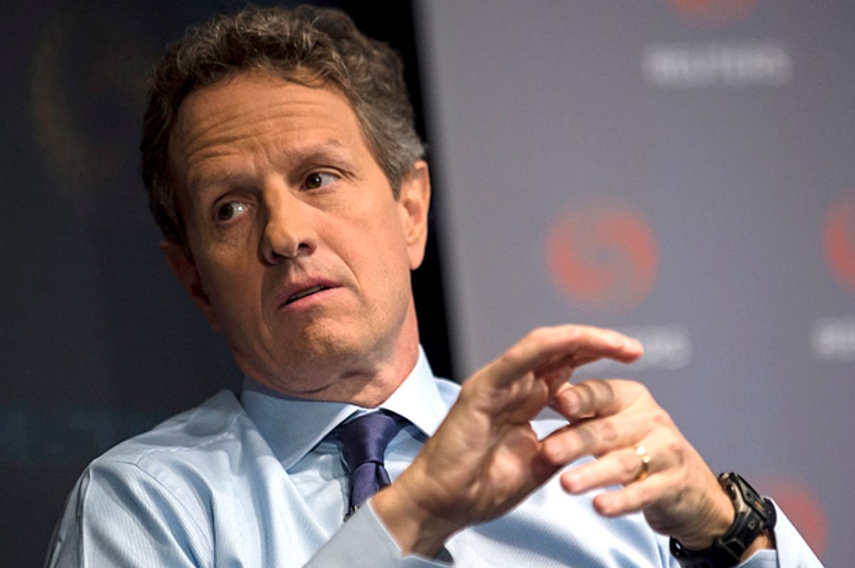 Timothy Geithner   (Reuters/Keith Bedford)