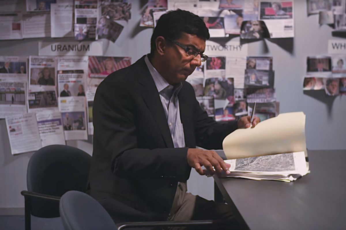 Dinesh D'Souza in "Hllary's America"   (YouTube/Dinesh D'Souza)