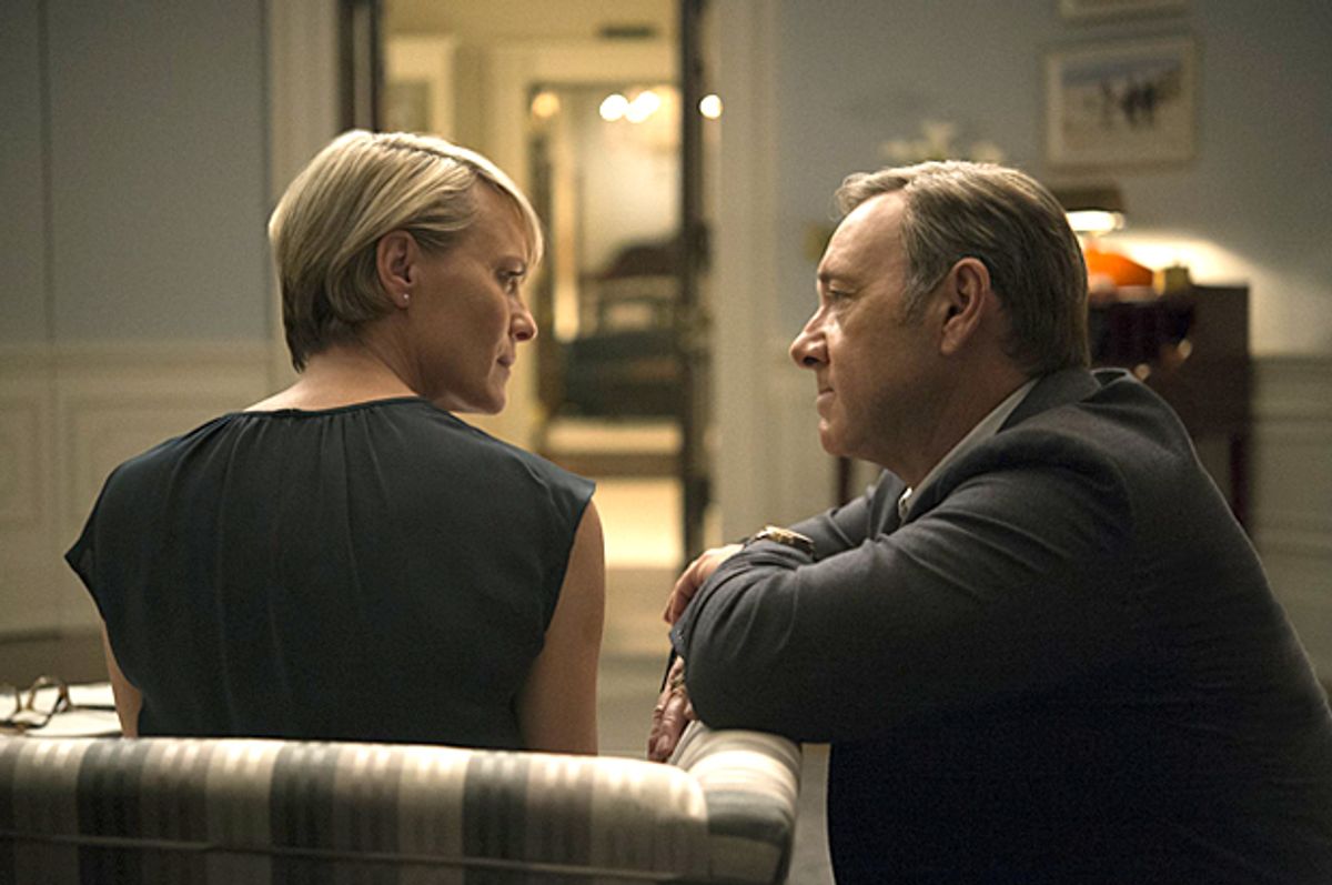 Robin Wright and Kevin Spacey in "House of Cards"   (Netflix)
