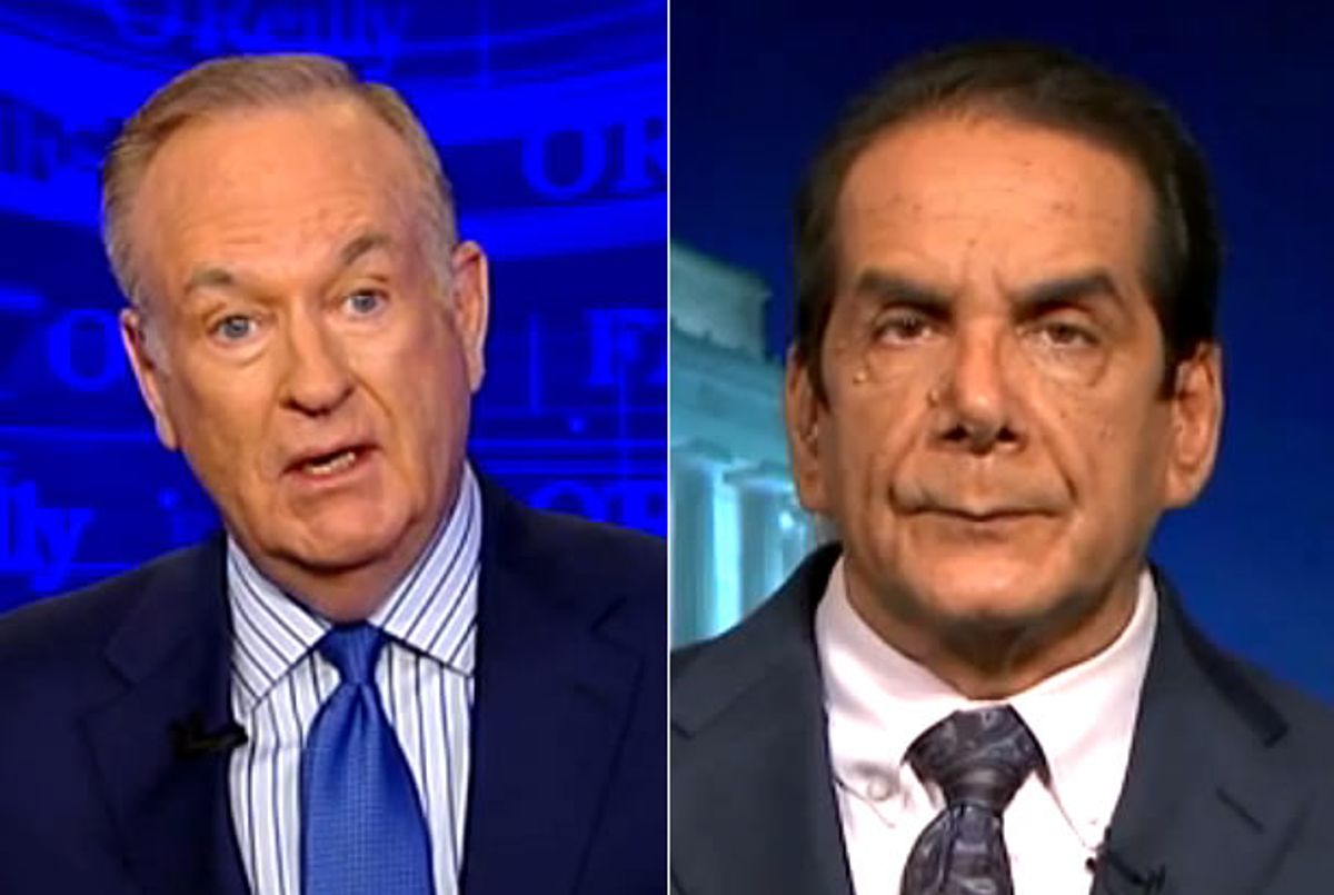 Bill O'Reilly, Charles Krauthammer (Credit: Fox News)