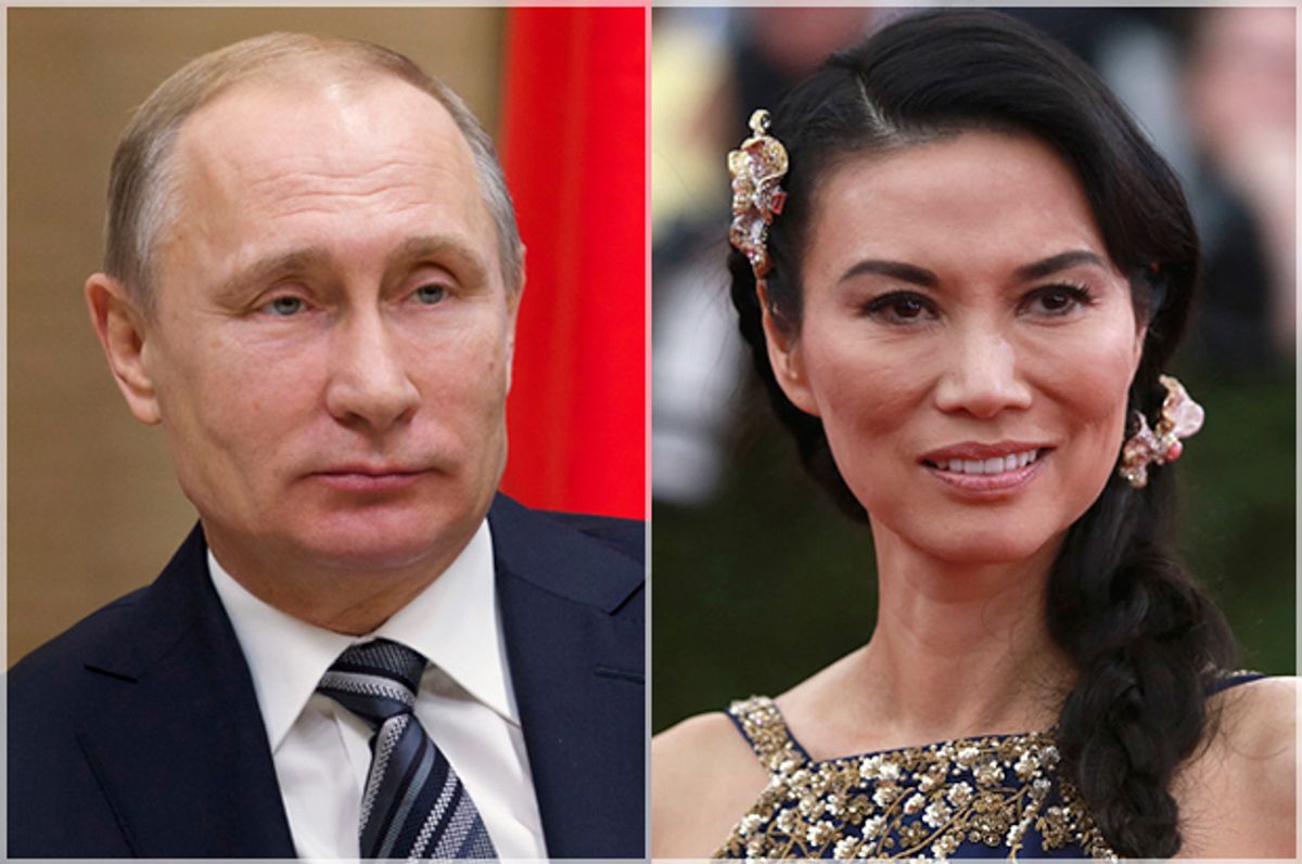 Vladimir Putin, Wendi Deng   (Reuters/Ivan Sekretarev/Andrew Kelly)