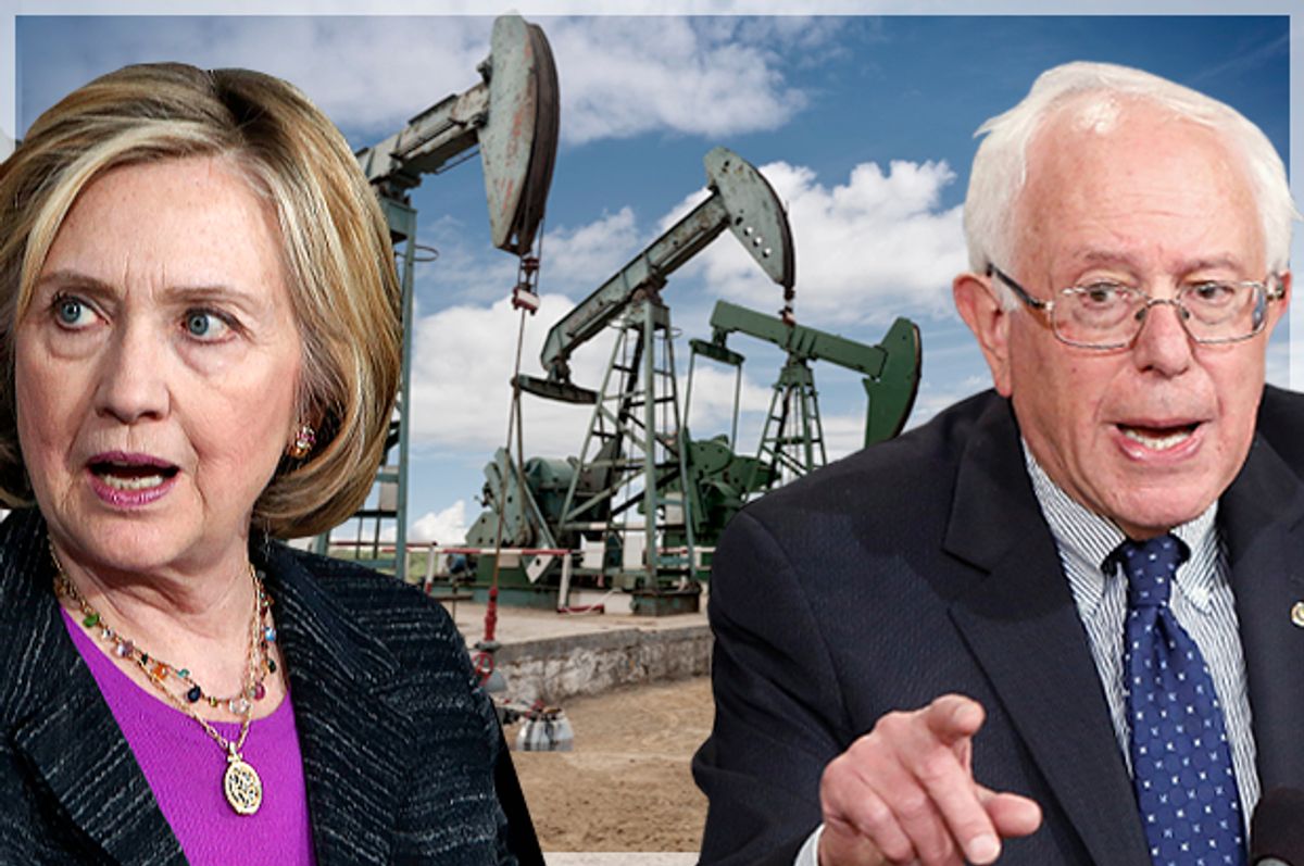 Hillary Clinton, Bernie Sanders   (AP/Reuters/Jim Cole/Jonathan Ernst/Photo montage by Salon)