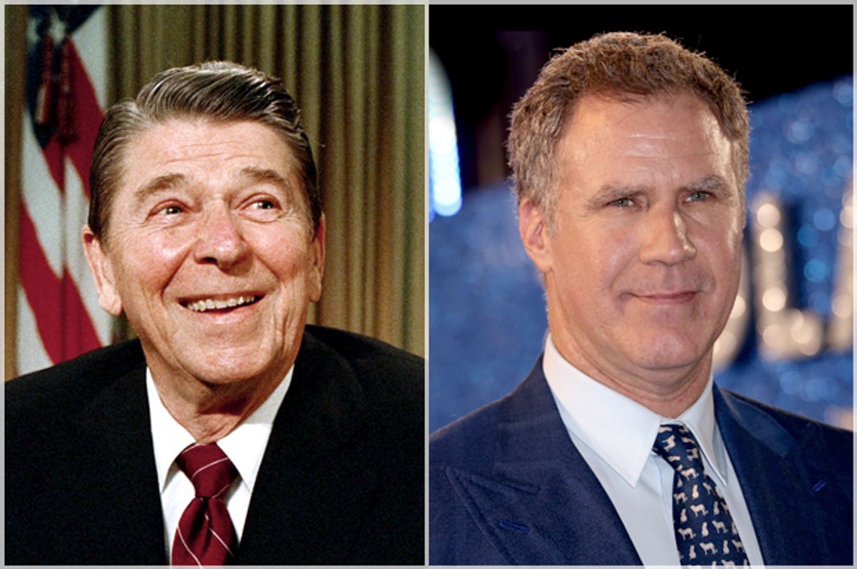 Ronald Reagan, Will Ferrell   (AP/Joel Ryan)