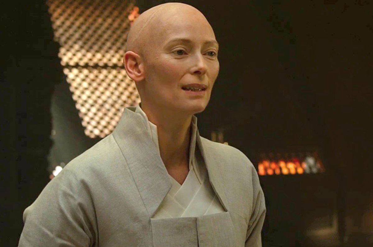 Tilda Swinton as Ancient One in "Doctor Strange"   (Marvel Studios)