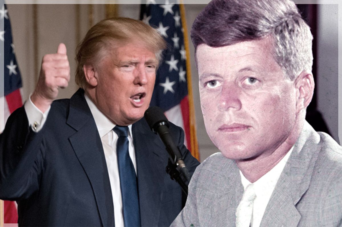 Donald Trump, John F. Kennedy   (AP/Wilfredo Lee/Salon)