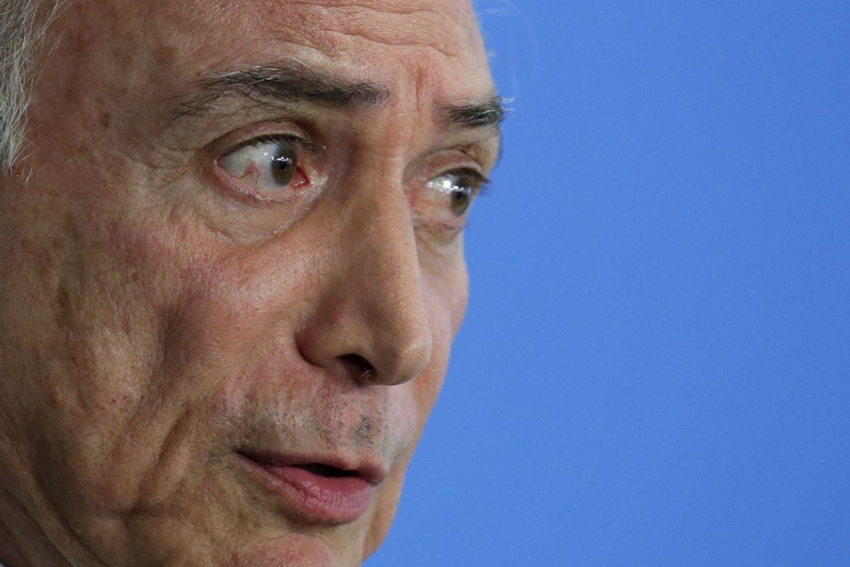 Brazil' acting President Michel Temer (AP/Eraldo Peres)