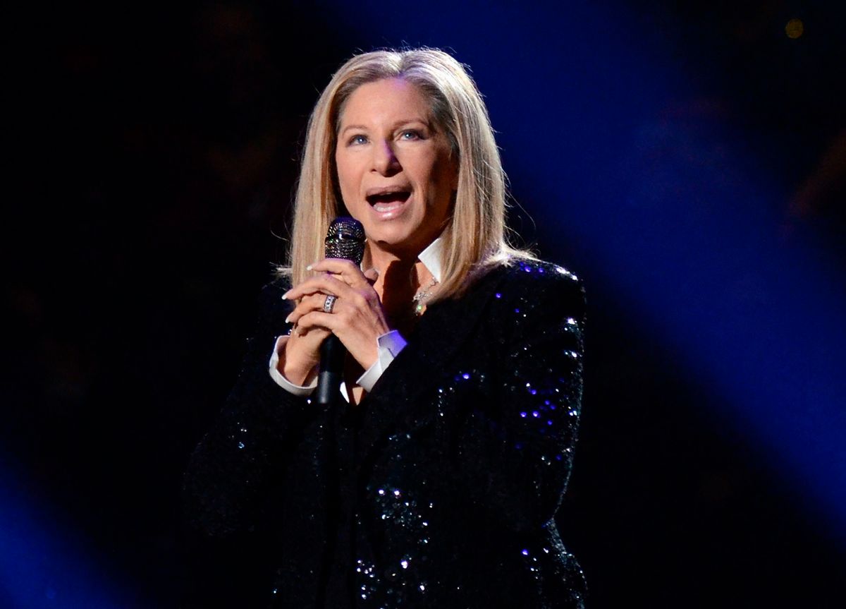 FILE - In this Oct. 11, 2012, file photo, singer Barbra Streisand performs at the Barclays Center in the Brooklyn borough of New York. Streisand is launching a multiple-city tour this summer. Streisand's manager said Monday, May 16, 2016, the entertainer will appear at arenas across the country. (Photo by Evan Agostini/Invision/AP, File) (AP)