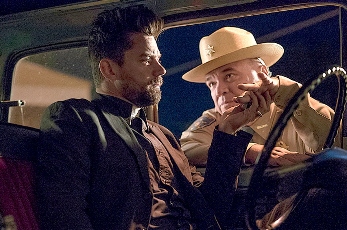 Dominic Cooper and W. Earl Brown in "Preacher"   (AMC/Lewis Jacobs)