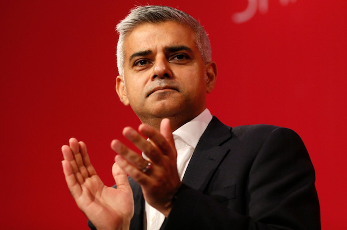 Sadiq Khan, the Labour lawmaker set to be London's first Muslim mayor  (Reuters/Stefan Wermuth)