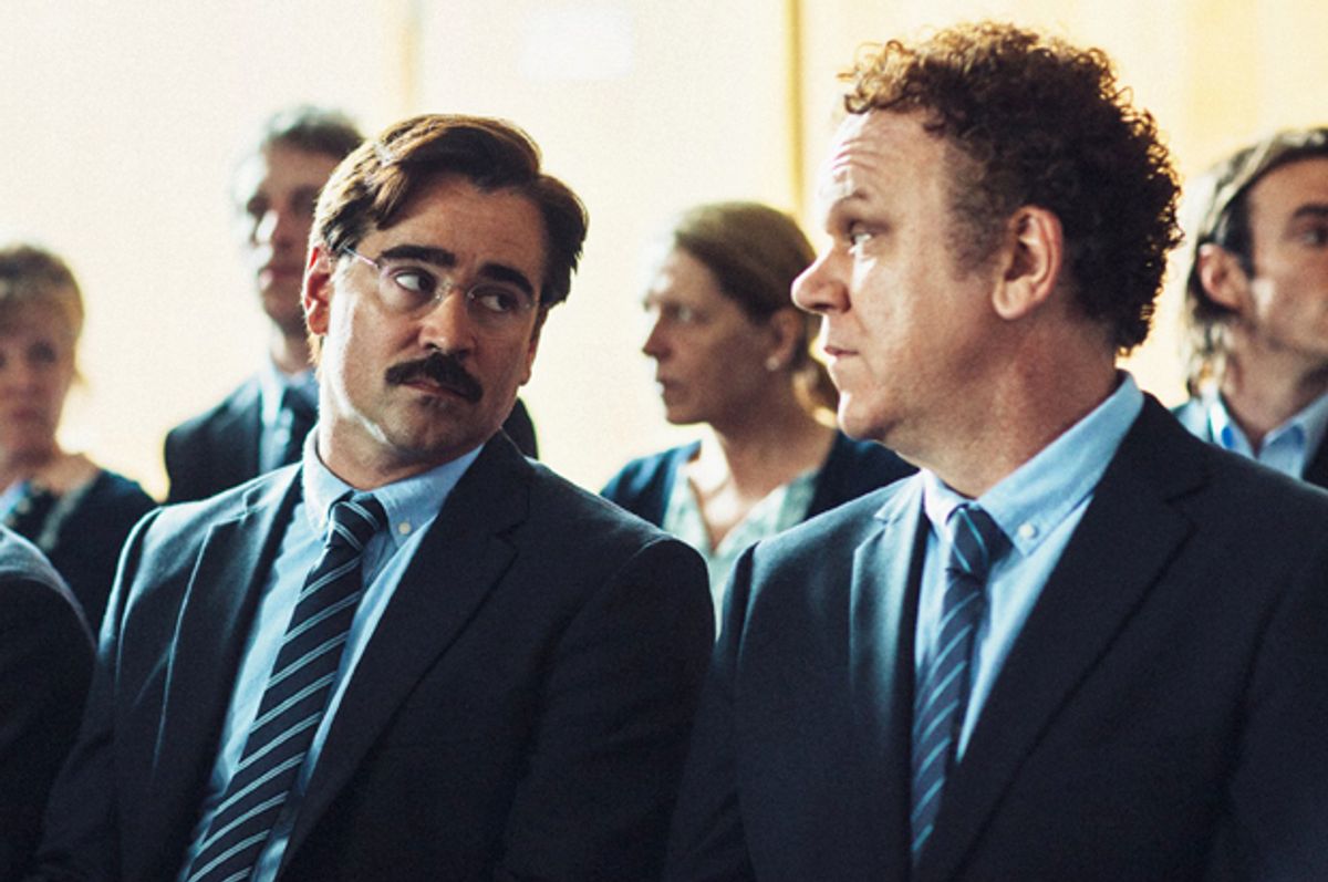 Colin Farrell and John C. Reilly in "The Lobster"   (A24)