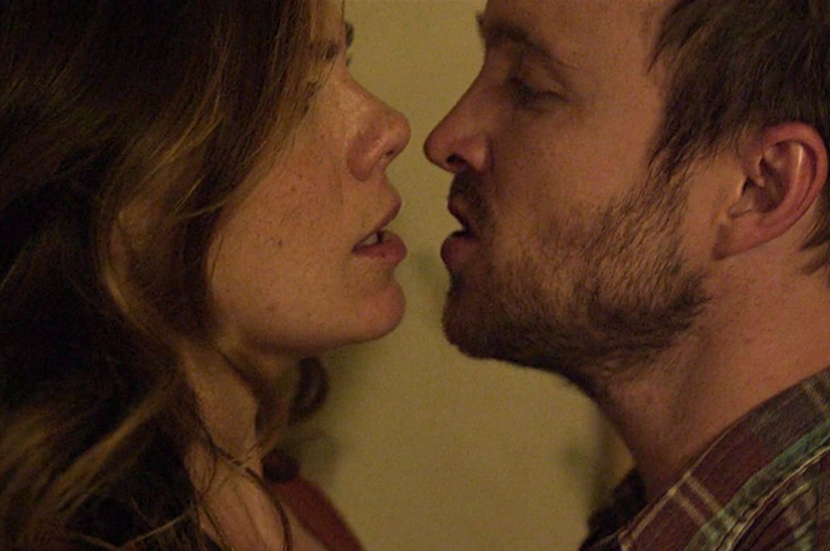 Michelle Monaghan and Aaron Paul in "The Path"   (Hulu)