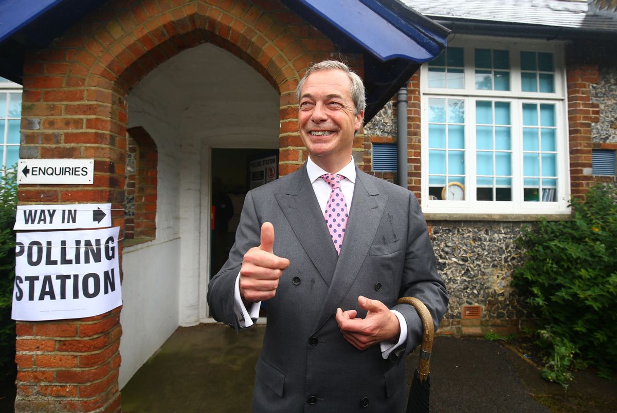 United Kingdom Independence Party leader Nigel Farage (Garreth Fuller/AP)