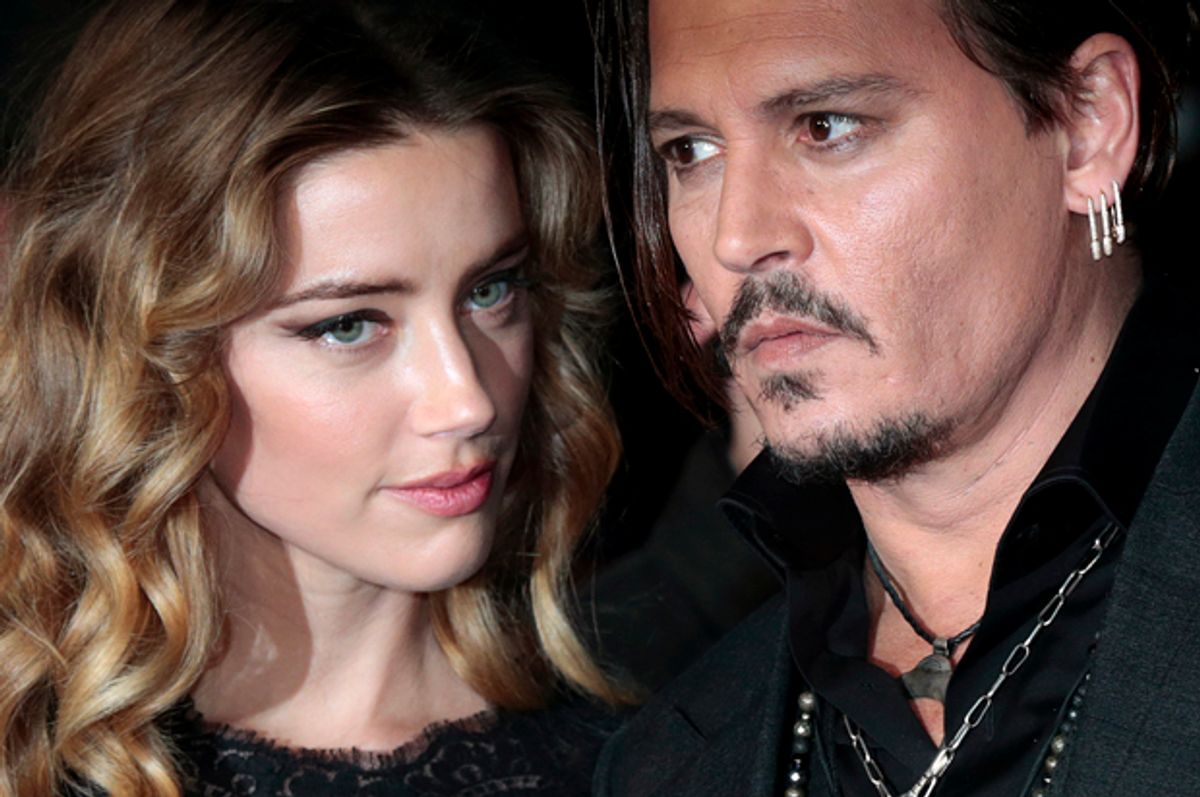Amber Heard, Johnny Depp   (Reuters/Suzanne Plunkett)