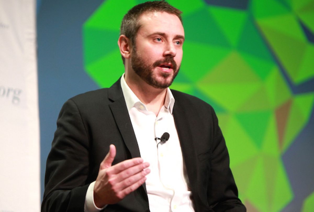 Jeremy Scahill speaking in Washington, D.C. in 2014  (Wikimedia Commons/Gage Skidmore)