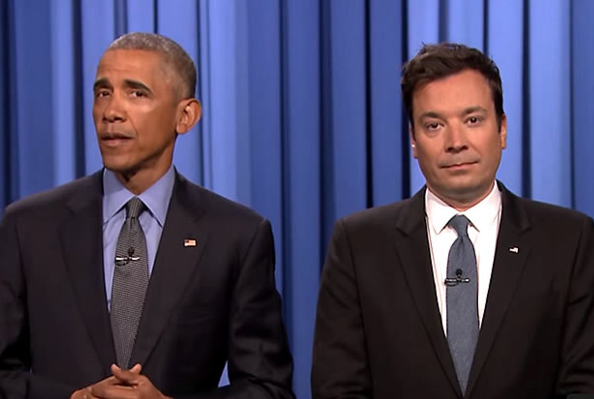 Barack Obama, Jimmy Fallon (Credit: NBC)