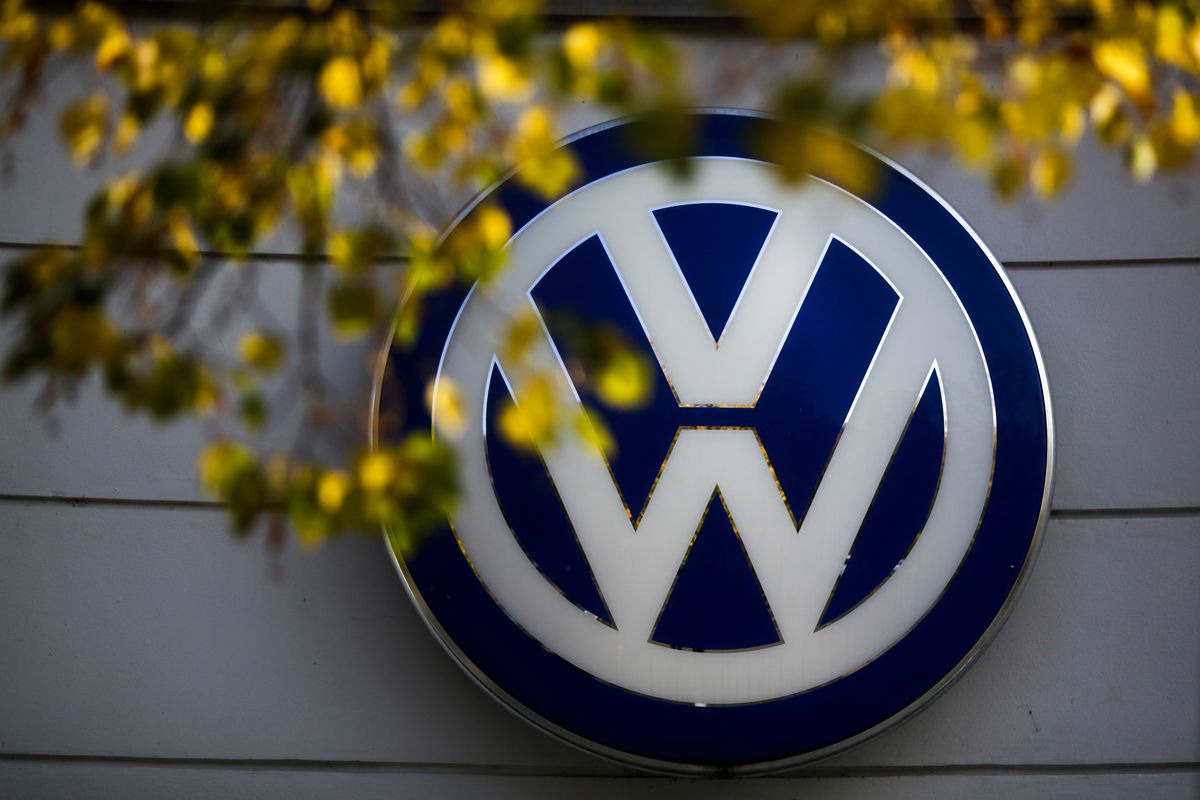 FILE - In this Oct. 5, 2015, file photo, the VW sign of Germany's Volkswagen car company is displayed at the building of a company's retailer in Berlin. Volkswagen diesel owners can choose to either sell their car back to the company or get a repair that could diminish the vehicle’s performance under a settlement of claims tied to the German automaker’s emissions-cheating scandal. (AP Photo/Markus Schreiber, File) (AP)