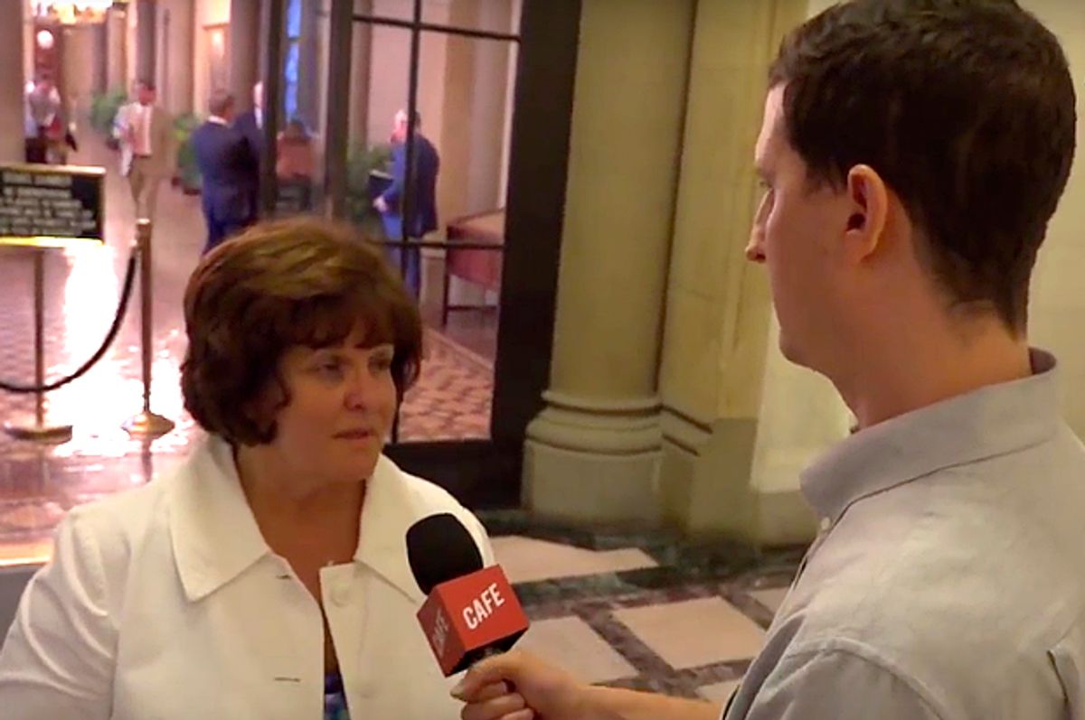 Blake Zeff interviews New York State Senator Kathy Marchione. (Cafe)