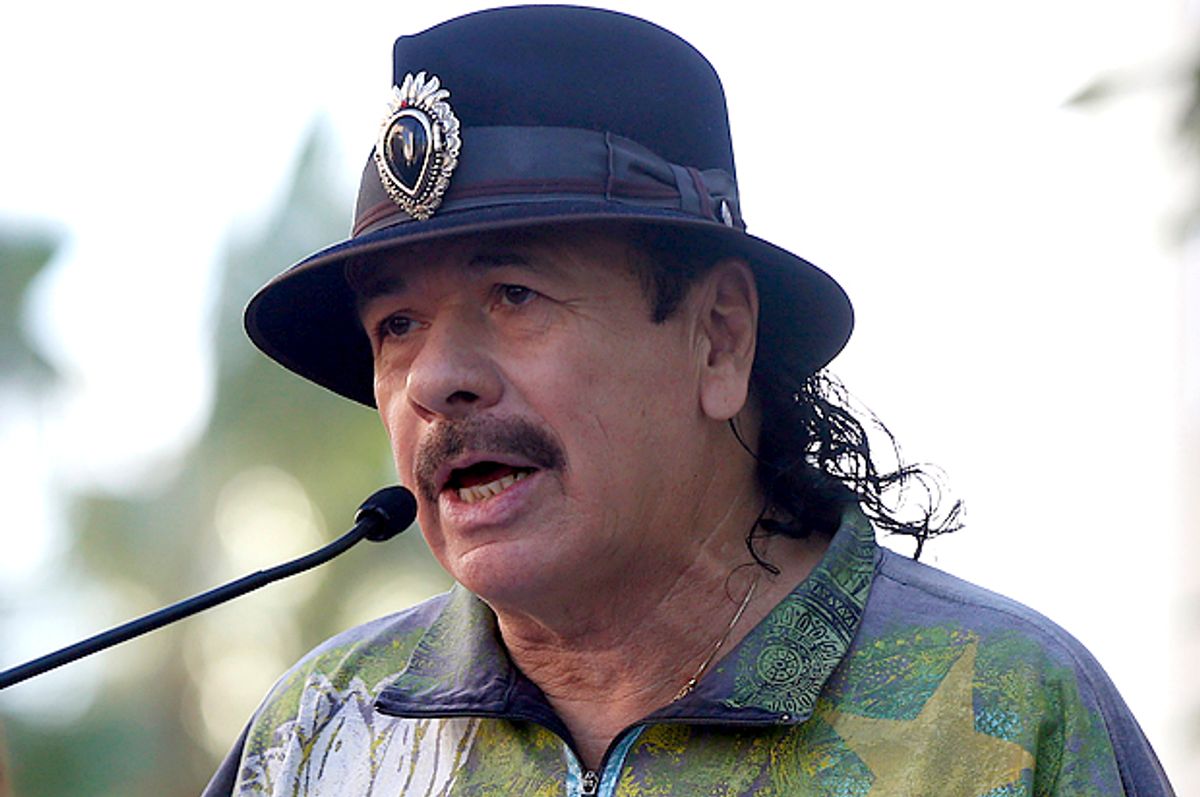 Carlos Santana   (Reuters/Mario Anzuoni)