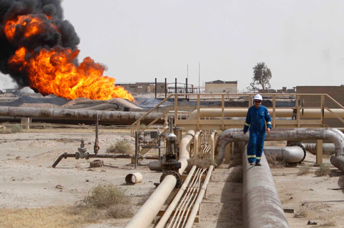 The Rumaila oil field in Basra, Iraq.   (Reuters/Atef Hassan)