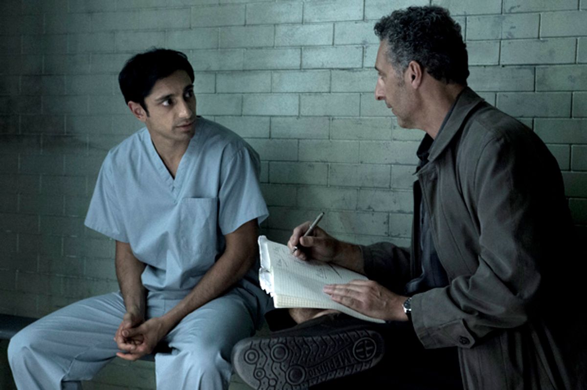 Riz Ahmed and John Turturro in "The Night Of"   (HBO)