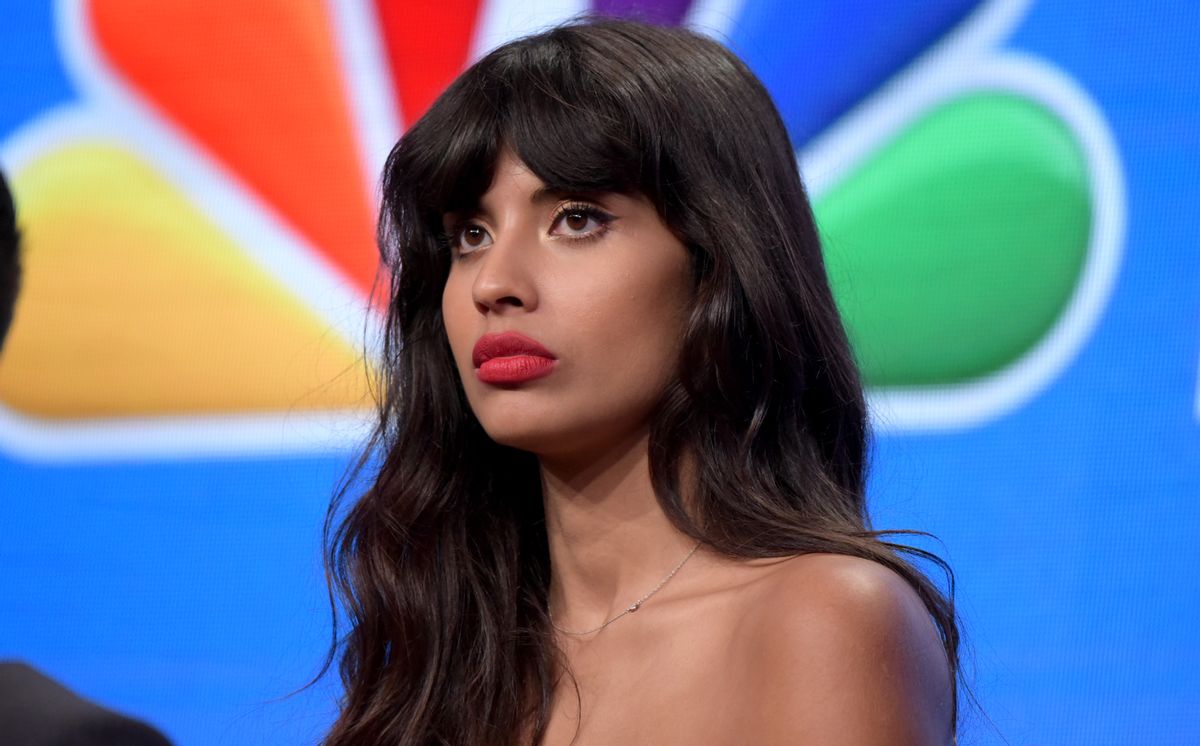 Jameela Jamil participates in "The Good Place" panel during the NBC Television Critics Association summer press tour on Tuesday, Aug. 2, 2016, in Beverly Hills, Calif. (Photo by Richard Shotwell/Invision/AP) (Richard Shotwell/invision/ap)