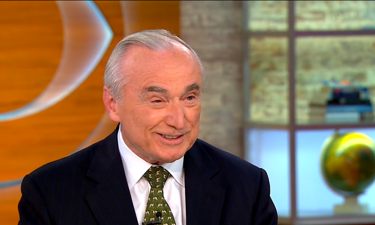Bill Bratton appears on CBS This Morning. 
