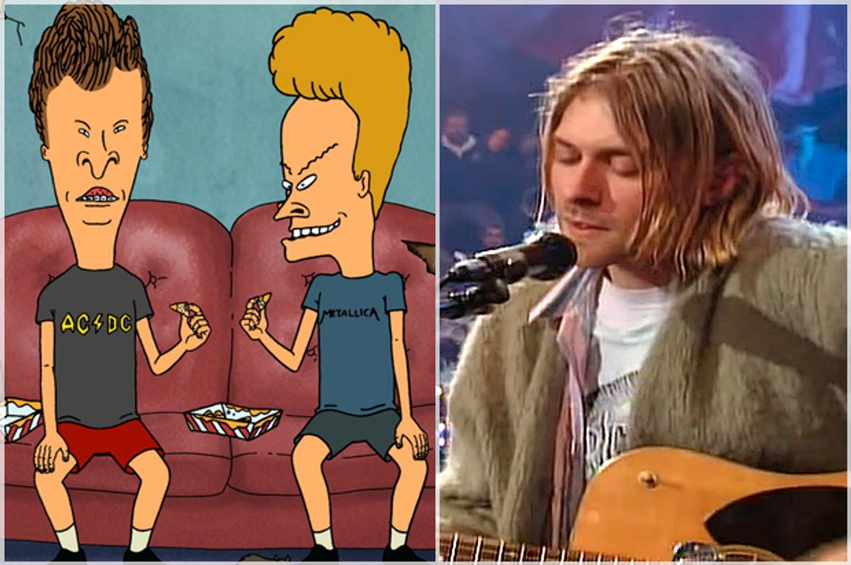 Beavis and Butthead; Kurt Cobain   (MTV)