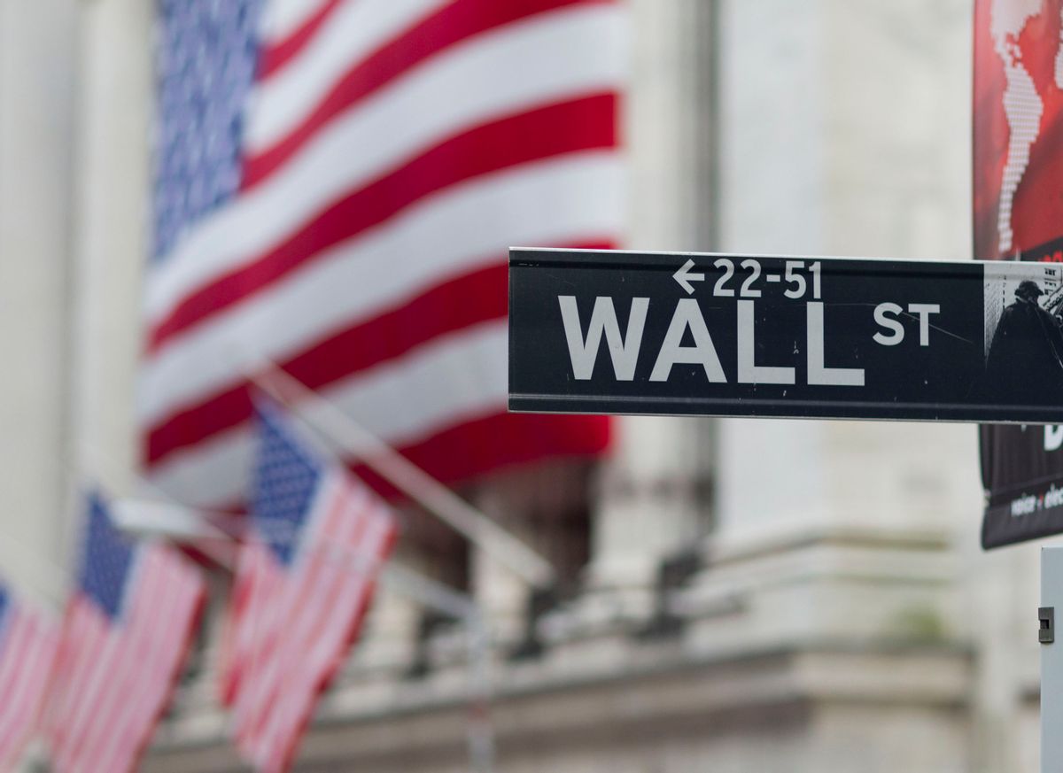 FILE - In this Aug. 8. 2011 file photo, a Wall Street sign hangs near the New York Stock Exchange, in New York. Stocks are opening slightly lower, Wednesday, Aug. 3, 2016,  on Wall Street following sideways moves in Europe and Asia. (AP Photo/Jin Lee, File) (AP)