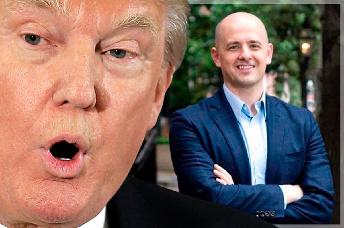 Donald Trump; Evan McMullin   (Reuters/Brian Snyder/Wikimedia/Photo montage by Salon)