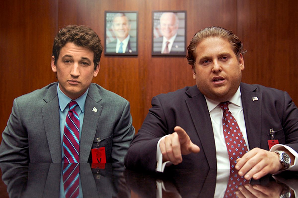 Miles Teller and Jonah Hill in "War Dogs"   (Warner Bros.)