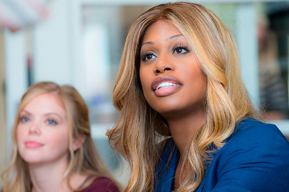 Dreama Walker and Laverne Cox in "Doubt"   (CBS)