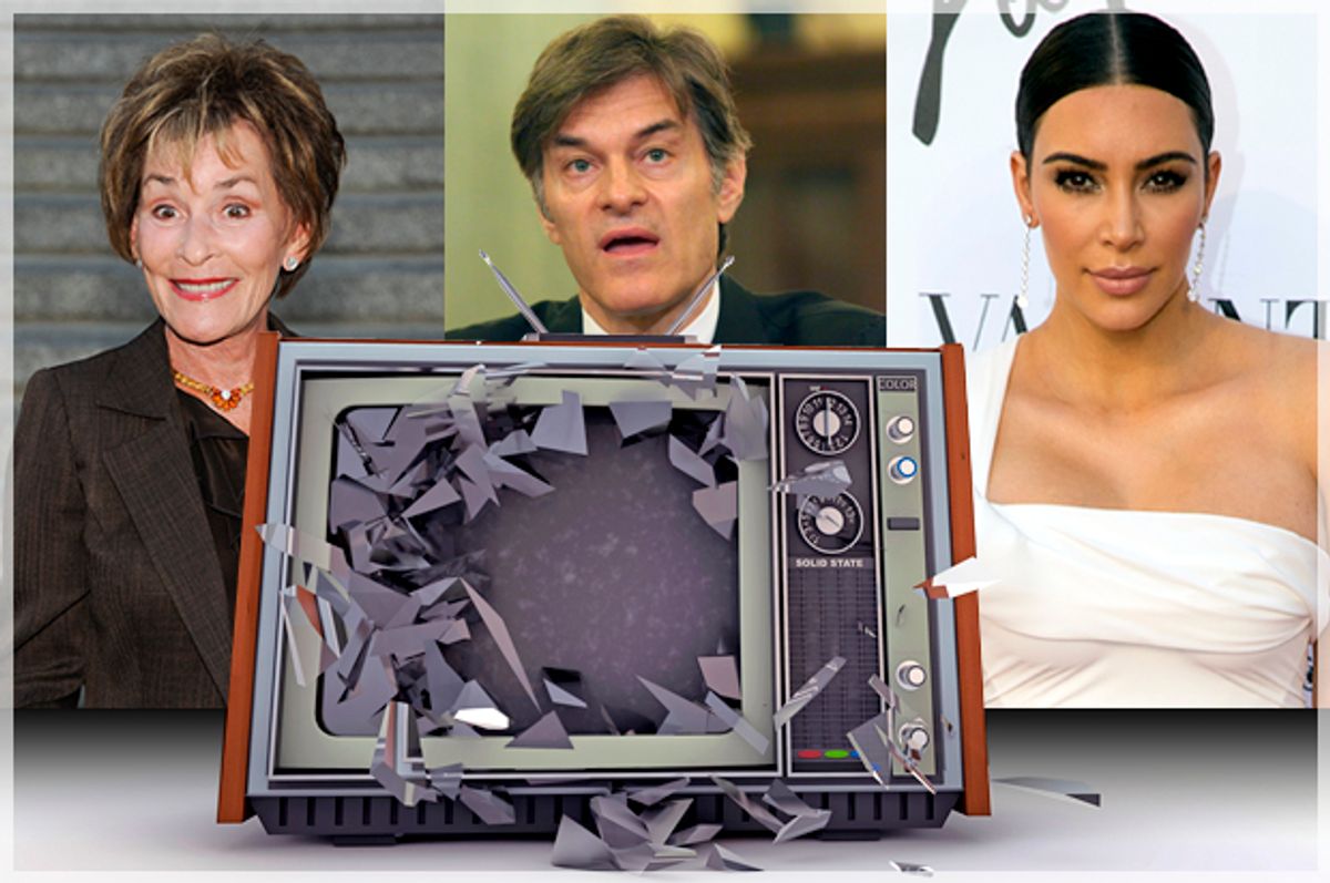 Judge Judy; Dr. Oz; Kim Kardashian   (Shutterstock/AP/Evan Agostini/Lauren Victoria Burke/Andrew Medichini/Salon)