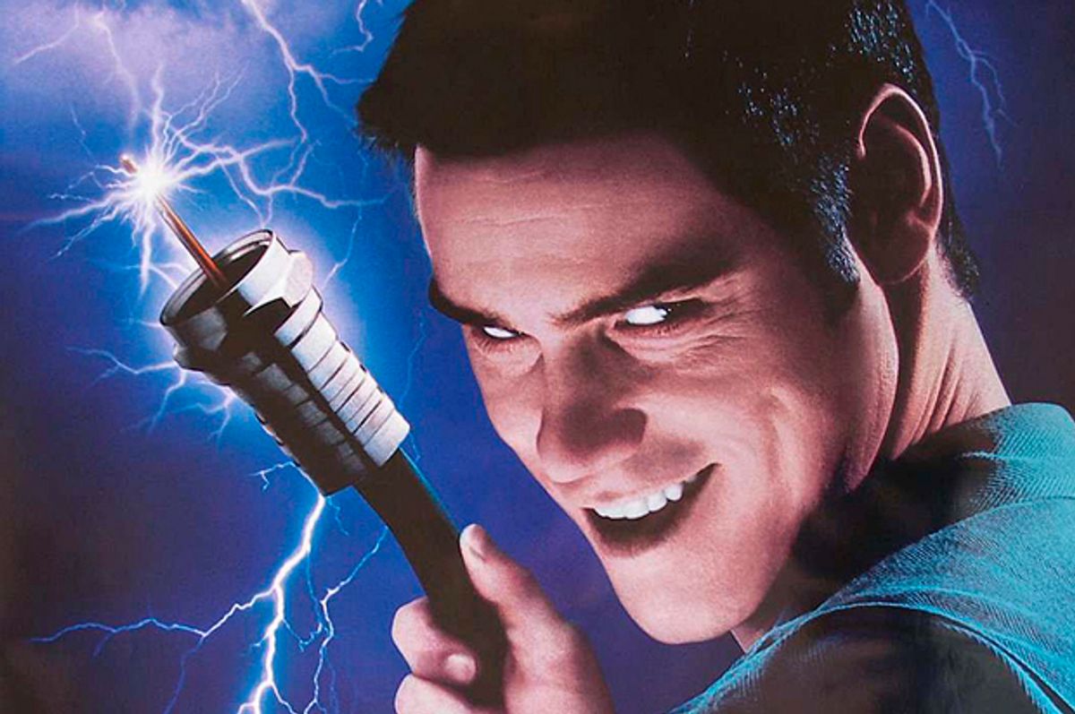 Jim Carrey in "The Cable Guy"   (Columbia Pictures)