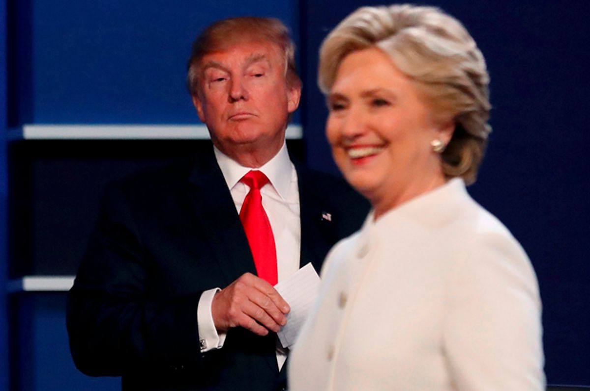Donald Trump, Hillary Clinton   (Reuters/Mike Blake)
