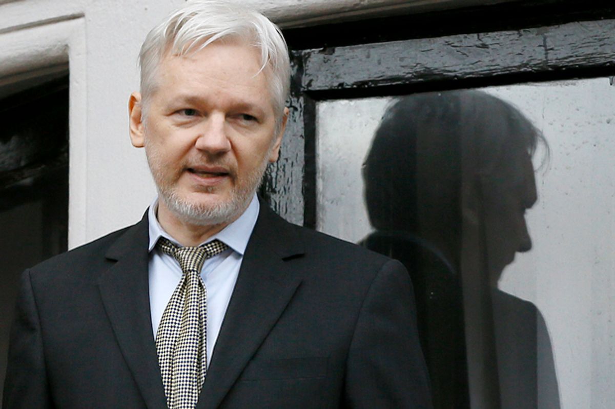 Julian Assange   (AP/Kirsty Wigglesworth)