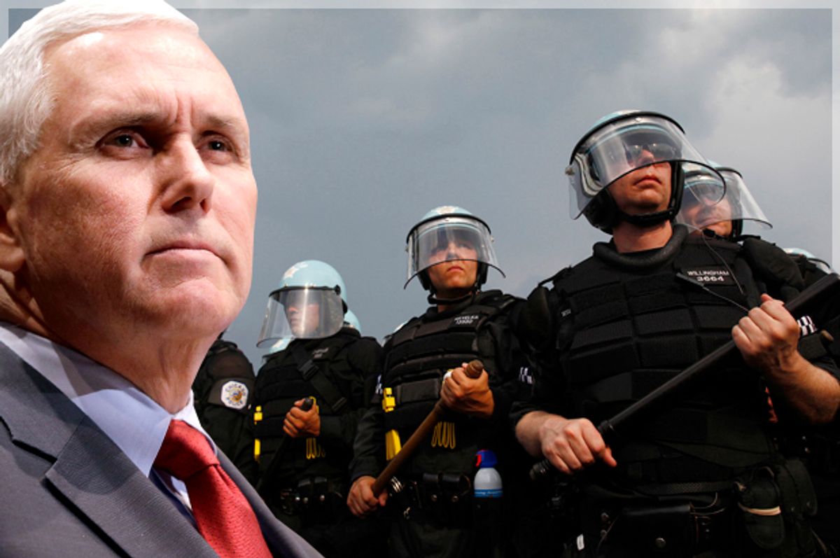 Mike Pence   (AP/Michael Conroy/Reuters/Eric Thayer/Photo montage by Salon)