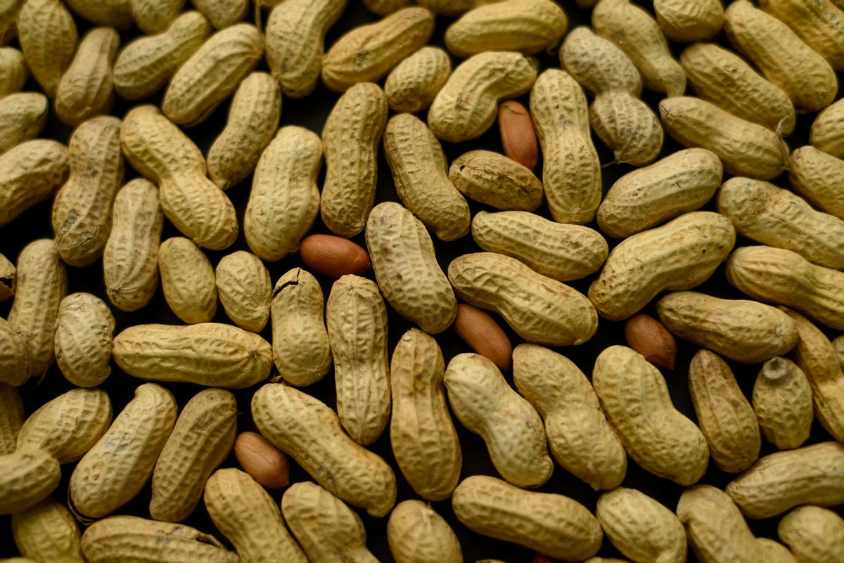 FILE - This Feb. 20, 2015 file photo, photo shows an arrangement of peanuts in New York.  (AP Photo/Patrick Sison, File) (AP)