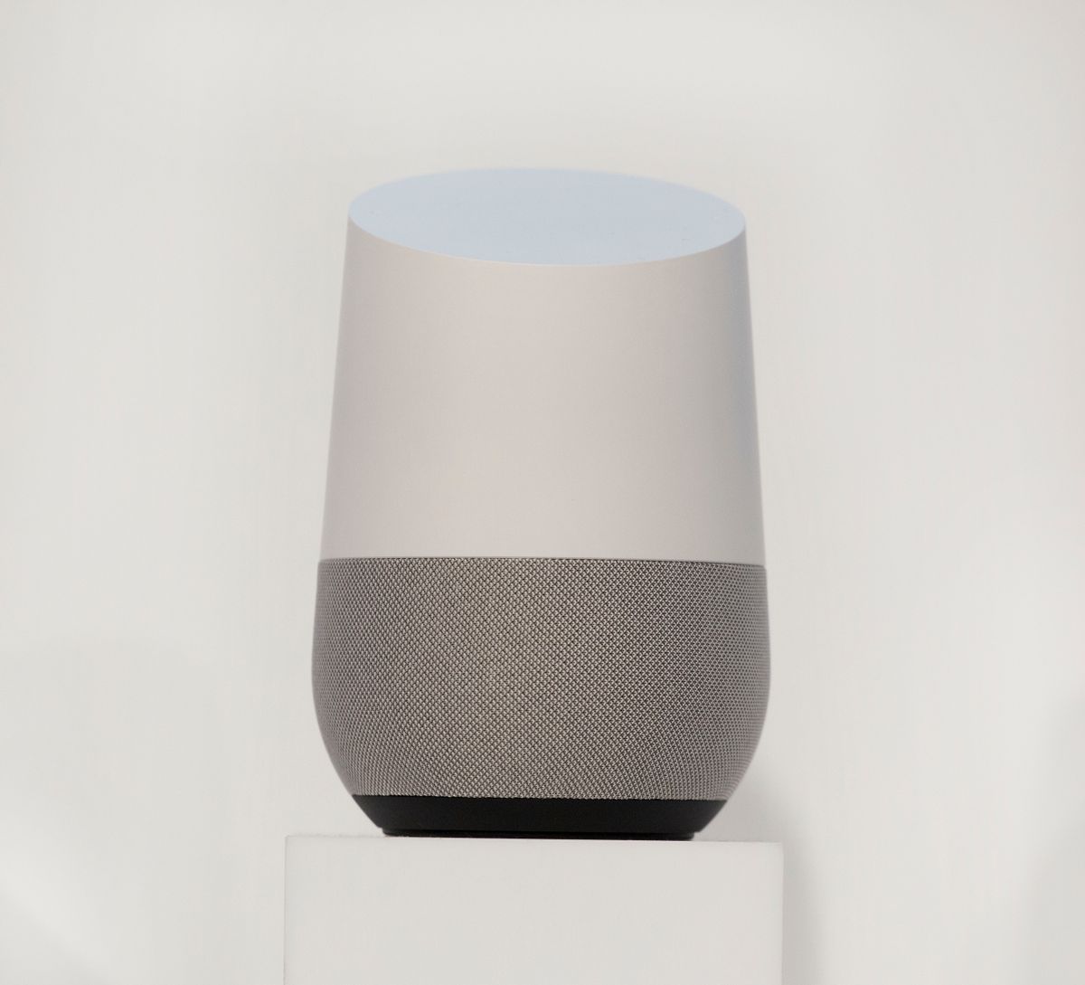 The Google Home is displayed at a Target media preview, Tuesday, Oct. 25, 2016, in New York. Target is building on last year’s successful holiday formula of luring shoppers with plenty of exclusives, clever marketing and exciting presentations. But it’s more laser focused on luring shoppers with deals as it plans its attack to win back shoppers it lost in the spring and summer. (AP Photo/Mark Lennihan) (AP)
