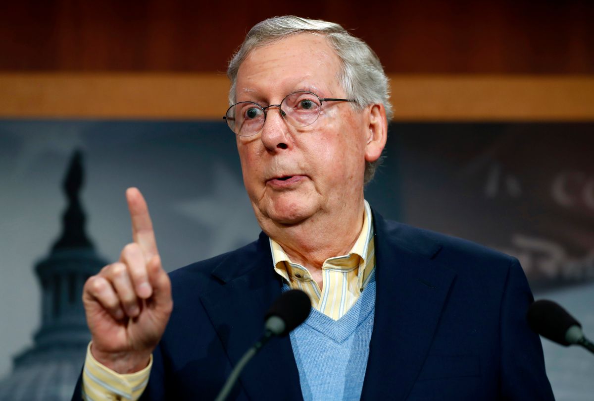 Mitch McConnell admits that 