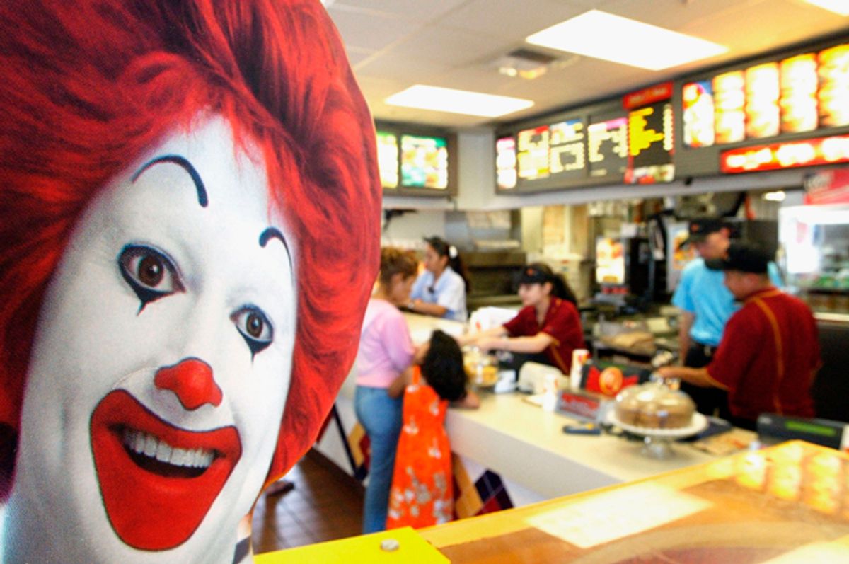 McDonald's restaurant July 29, 2003 in Redwood City, California   (Getty/Justin Sullivan)