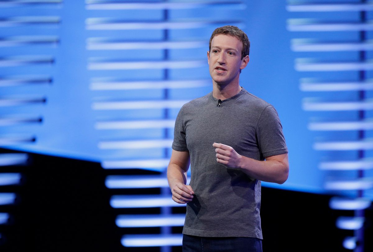 FILE- In this April 12, 2016, file photo, Facebook CEO Mark Zuckerberg speaks during the keynote address at the F8 Facebook Developer Conference in San Francisco. (AP Photo/Eric Risberg, File) (AP)