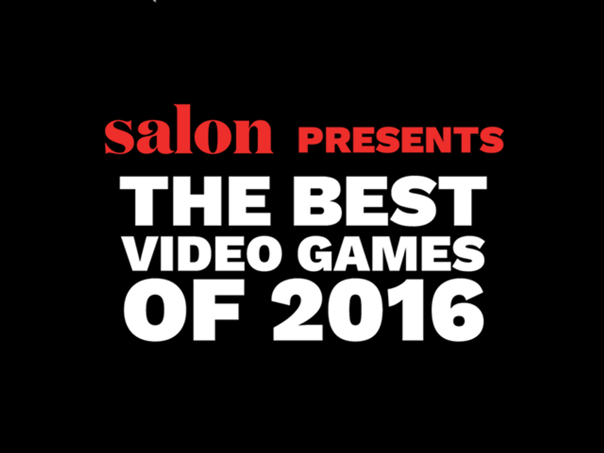 Top Games of 2016 - Game of the Year 