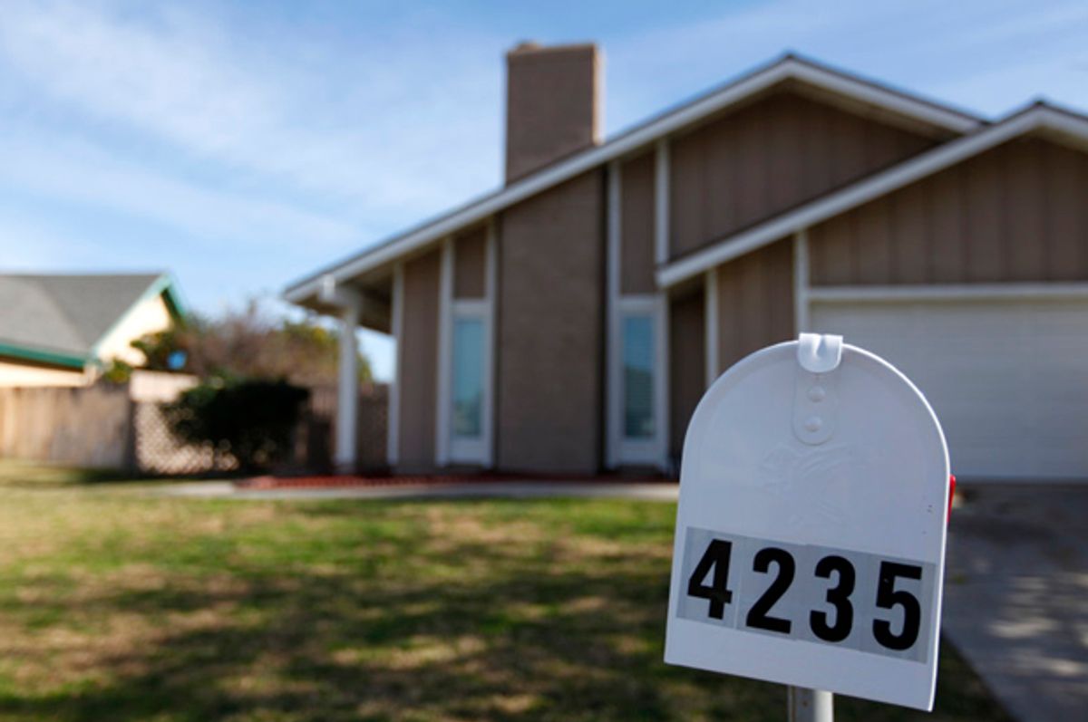 A rental home owned by Blackstone is shown in Riverside, California (Reuters/Mike Blake)