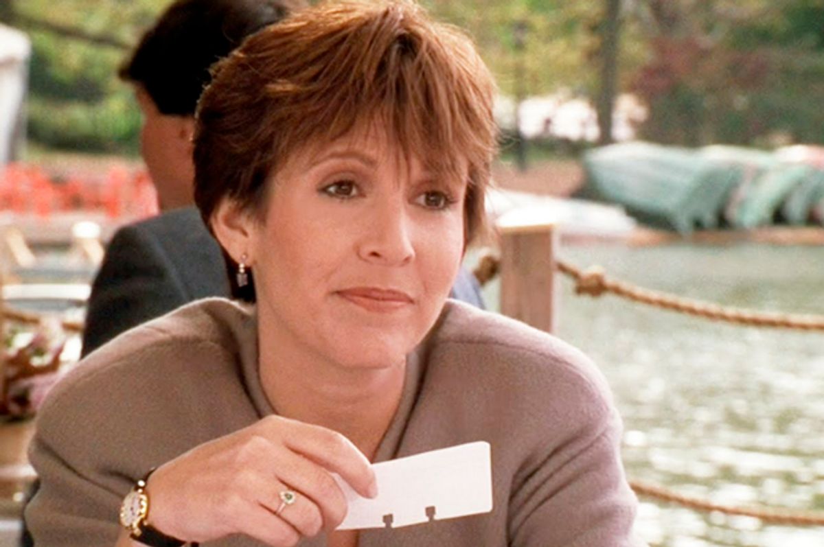 Carrie Fisher in "When Harry Met Sally" (Columbia Pictures)