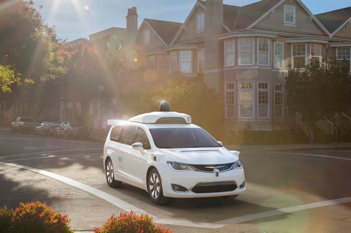 Waymo's fully self-driving Chrysler Pacifica   (FCA)
