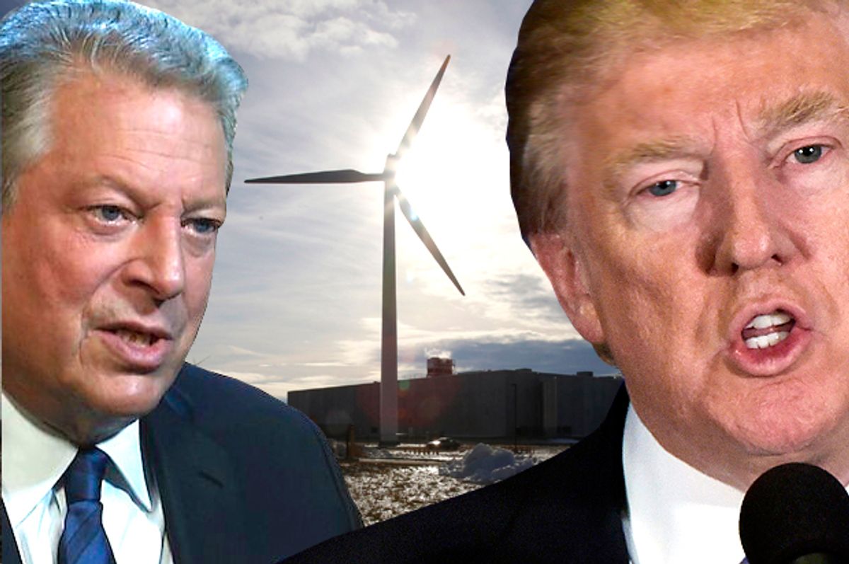Al Gore; Donald Trump   (AP/Getty/Alex Sanz/Mandel Ngan/Martha Irvine/Salon)